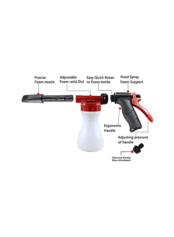 PROMASS promass Water Pressure, promass Best Care for Car, Car Wash Foam Gun, Adjustable Hose Wash Sprayer with Adjustment Ratio Dial Foam Blaster, Foam Cannon Attaches for Any Garden Hose - Image 2