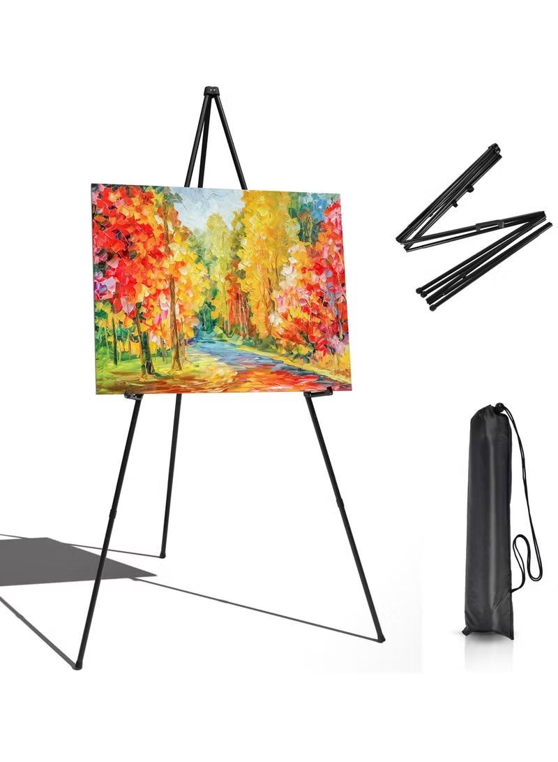 يوكا حامل عرض تلسكوبي قابل للطي من سبيكة الألمنيوم وحامل عرض تلسكوبي قابل للطي - Image 1