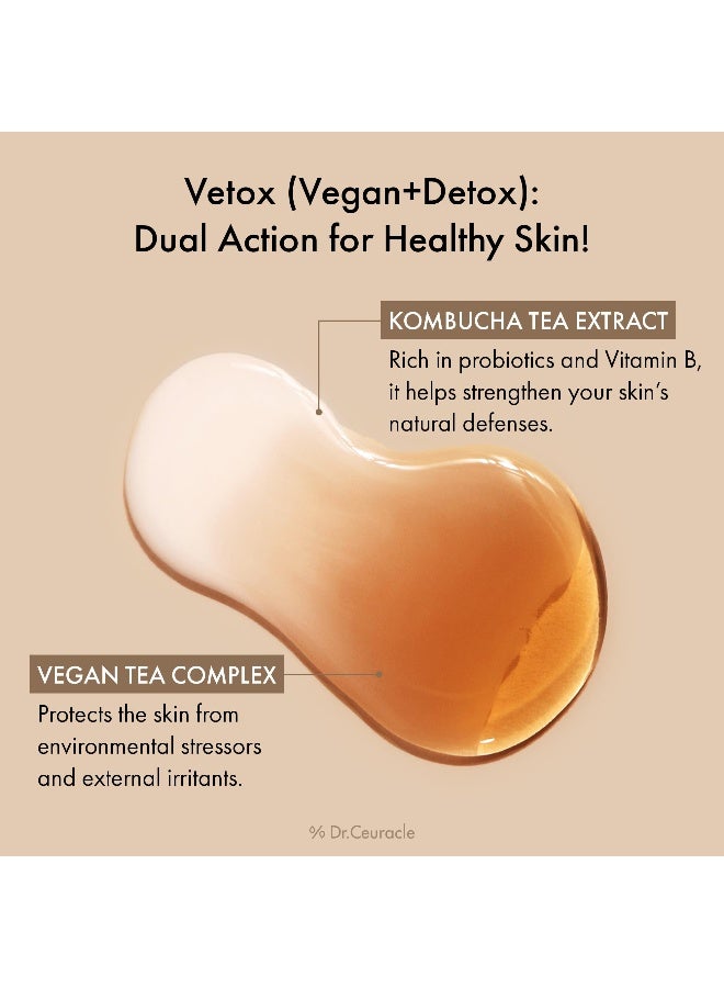 Dr. Ceuracle Vegan Kombucha Tea Essence 150ml | Barrier Strengthing Care, Deep Nourishing & Hydrating , 5.07 fl oz - Image 2