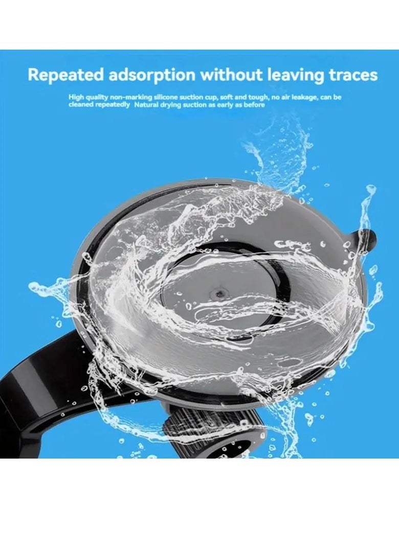 ELTRAZONE Square Magnetic Car Phone Mount with Waterproof Suction Cup Base | ABS Material Dashboard Holder for Smartphones & GPS | Strong Magnetic Grip, 360° Rotatable Design | Secure Auto Mount for Navigation, Calls & Hands-Free Use – Universal Compatibility - Image 5