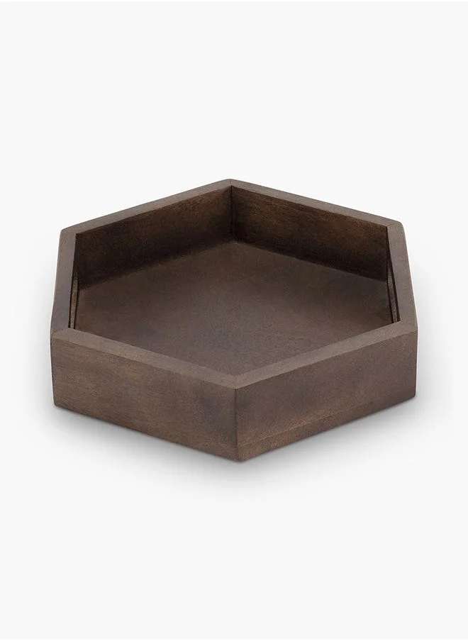 تو إكس إل هوم Tray Brown 25x25x5cm