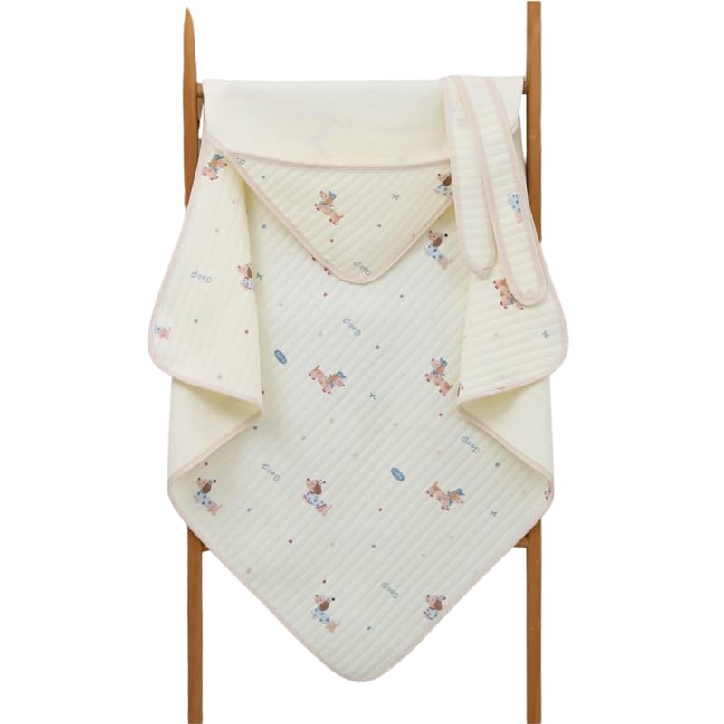TEDDYIFY Baby Muslin Hooded Towel (Beige) – Ultra Soft, Absorbent & Breathable Bath Wrap | Newborn & Toddler | Lightweight, Quick Dry & Gentle on Baby Skin (1) - Image 1