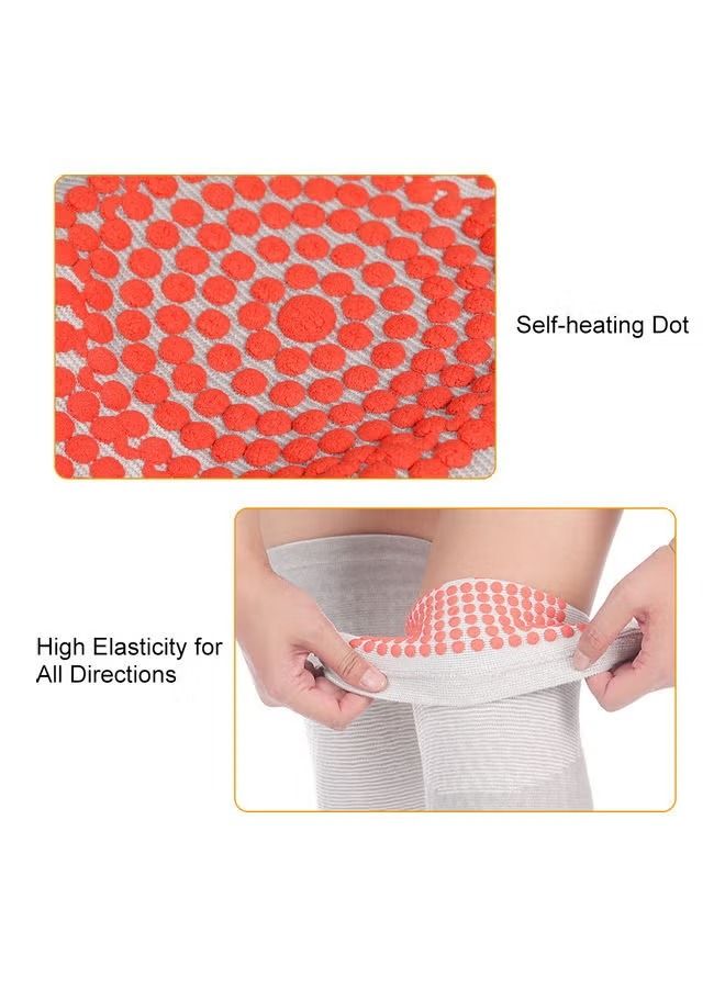 Winter Warm Knee Brace Pads Self Heating Knee Sleeve Thermal Leg Warmer Sports Knee Protector S 24*2*15cm