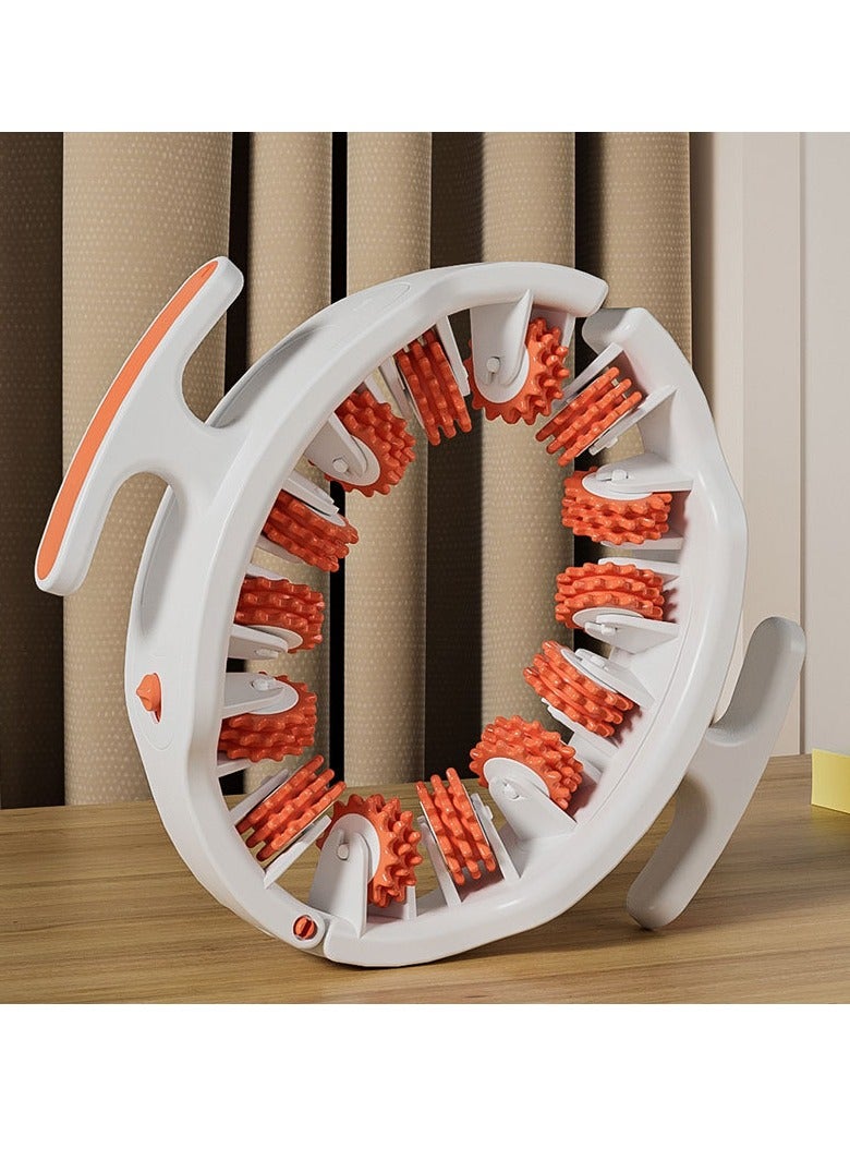 Arabest Cellulite Massager, Manual Muscle Massager Roller Ring Multi-functional Detachable Leg Beautifier for Leg, Neck, Arm and Buttocks  - Image 1