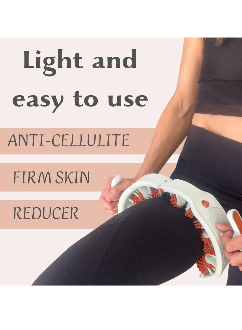 Arabest Cellulite Massager, Manual Muscle Massager Roller Ring Multi-functional Detachable Leg Beautifier for Leg, Neck, Arm and Buttocks  - Image 3