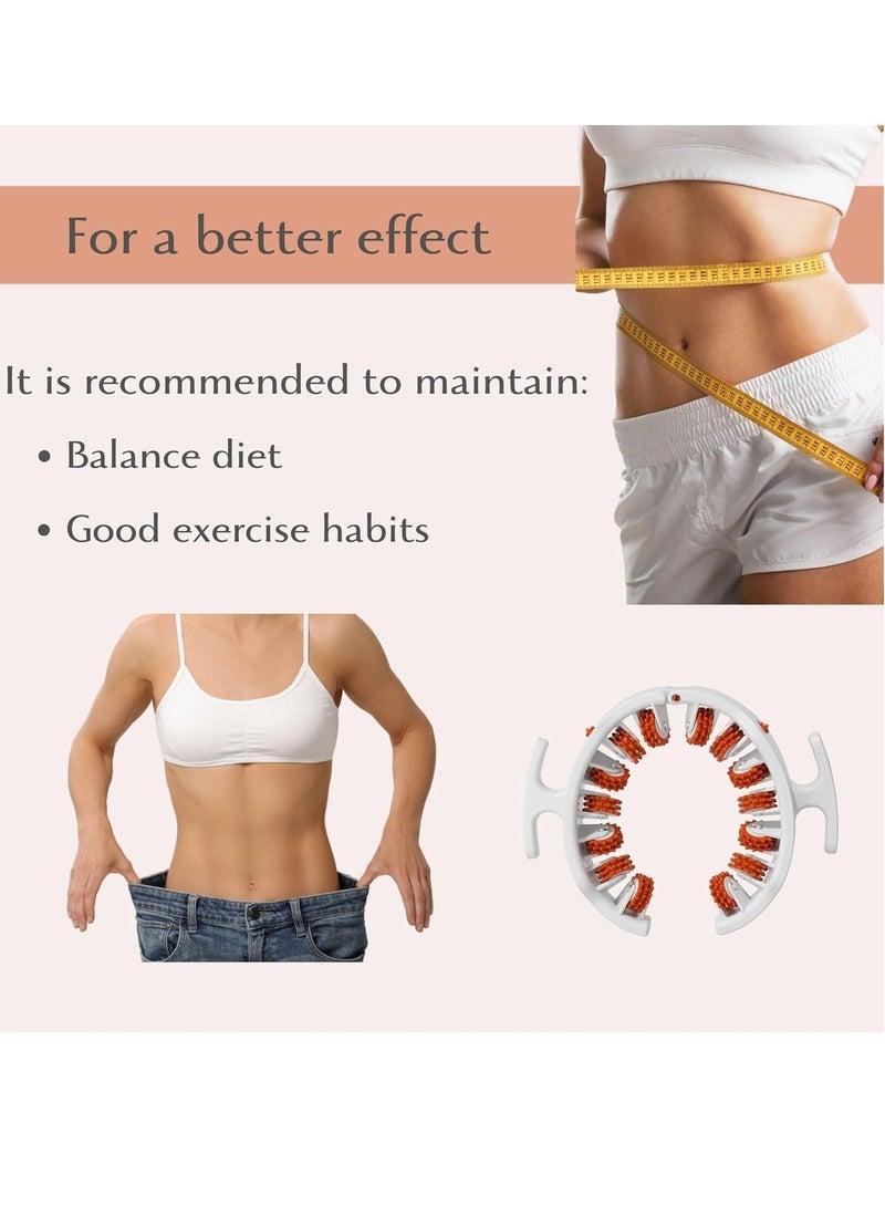 Arabest Cellulite Massager, Manual Muscle Massager Roller Ring Multi-functional Detachable Leg Beautifier for Leg, Neck, Arm and Buttocks  - Image 4