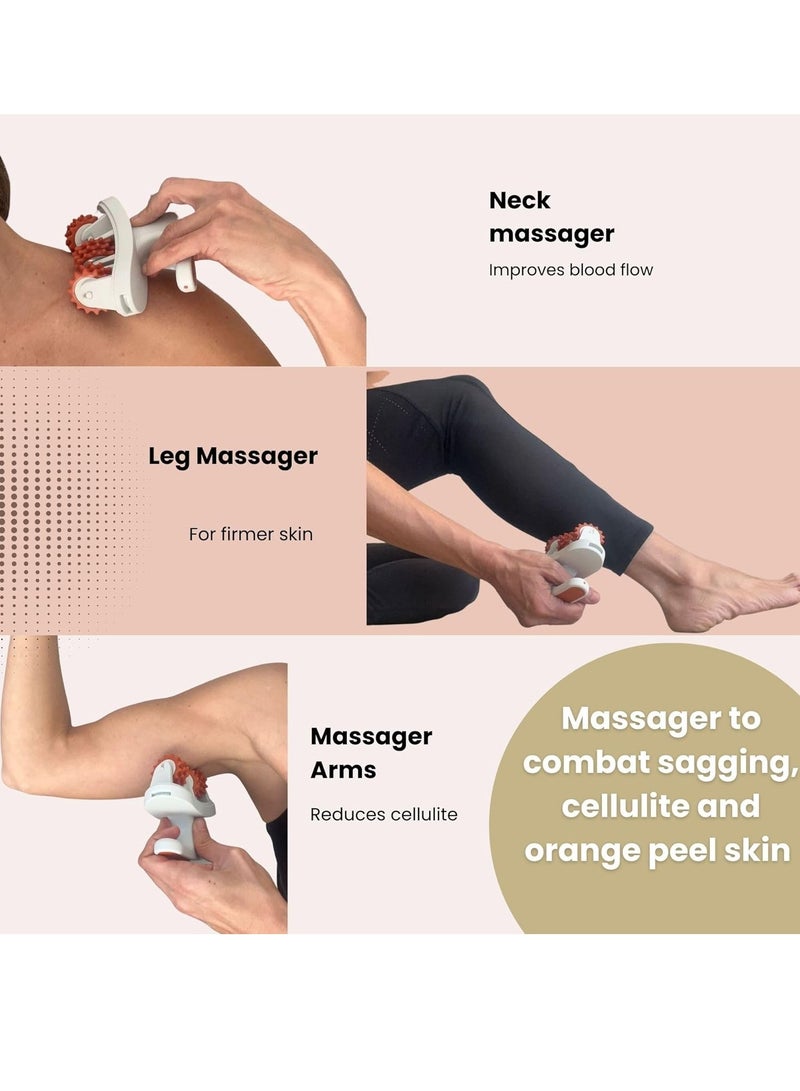 Arabest Cellulite Massager, Manual Muscle Massager Roller Ring Multi-functional Detachable Leg Beautifier for Leg, Neck, Arm and Buttocks  - Image 5