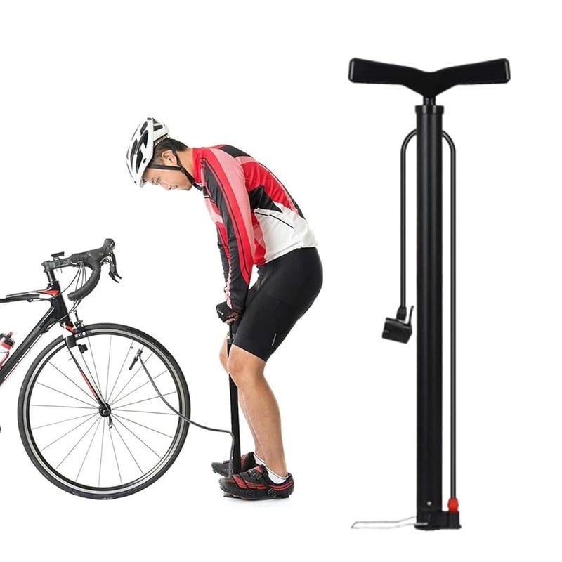 sulfar High Pressure Strong Steel Air Pump for Bicycle, Car, Ball, Motorcycle - Inflatable Air Pump | Floor Air Pumps - Image 1
