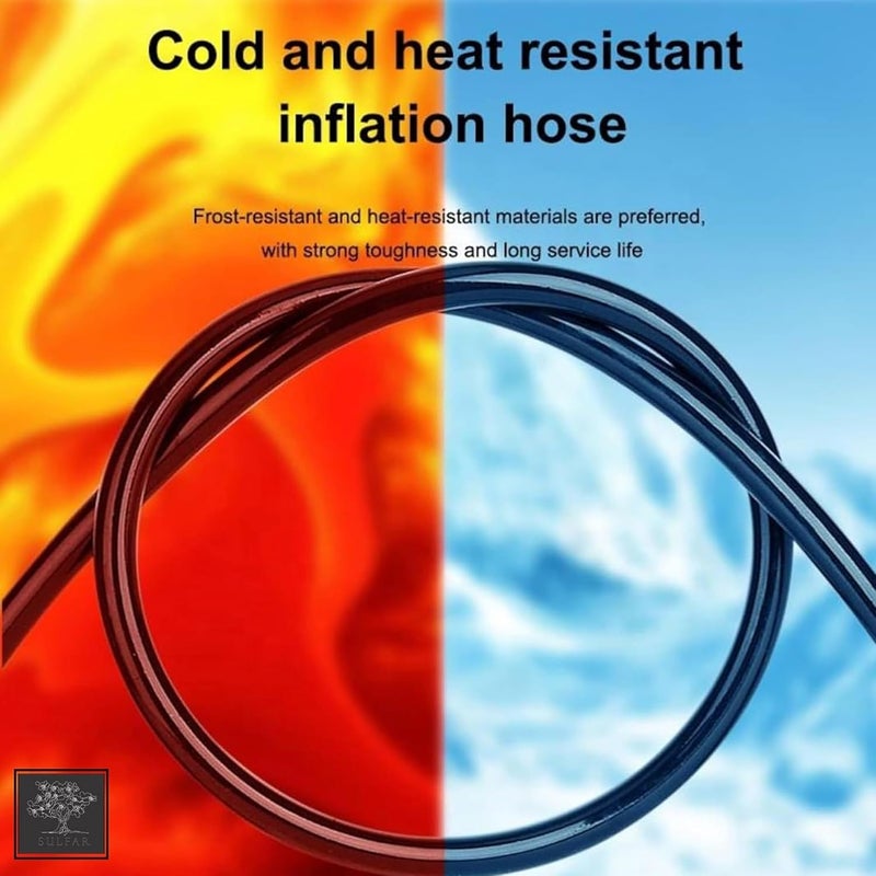 sulfar High Pressure Strong Steel Air Pump for Bicycle, Car, Ball, Motorcycle - Inflatable Air Pump | Floor Air Pumps - Image 3