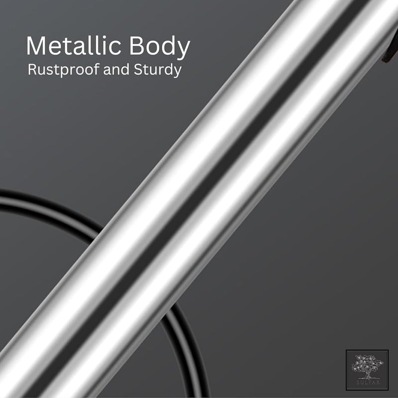 sulfar High Pressure Strong Steel Air Pump for Bicycle, Car, Ball, Motorcycle - Inflatable Air Pump | Floor Air Pumps - Image 5