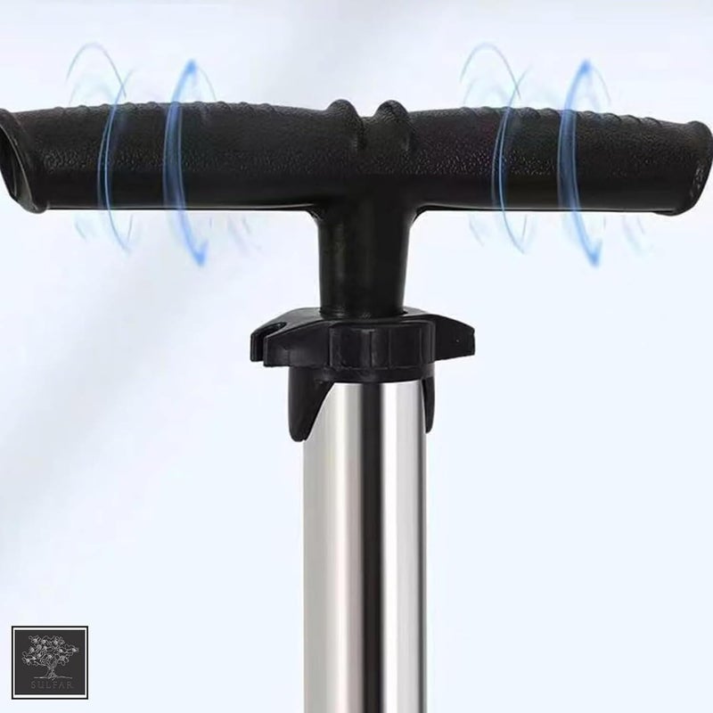 sulfar High Pressure Strong Steel Air Pump for Bicycle, Car, Ball, Motorcycle - Inflatable Air Pump | Floor Air Pumps - Image 4