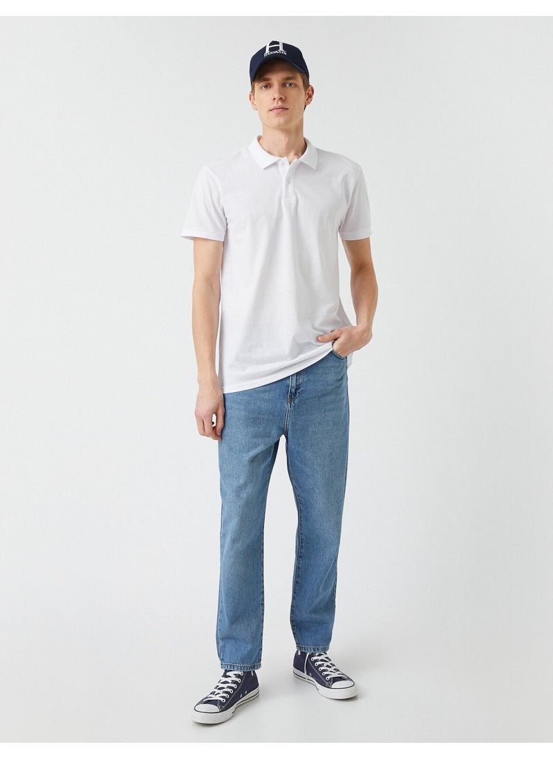 KOTON - Basic Polo Neck T-Shirt - Image 1