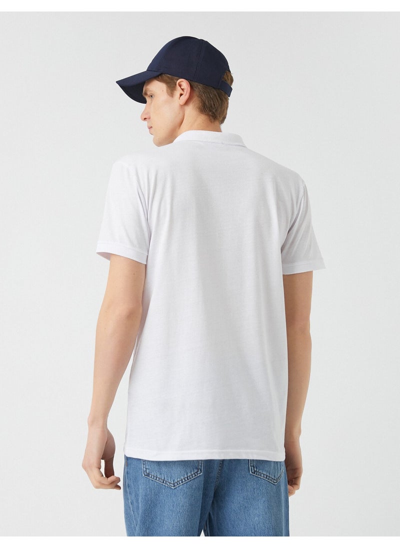 KOTON - Basic Polo Neck T-Shirt - Image 1