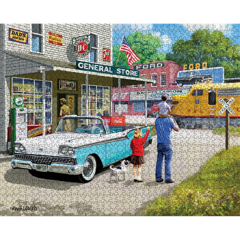 White Mountain Puzzles American Classics - 1000 Piece Jigsaw Puzzle - Image 3