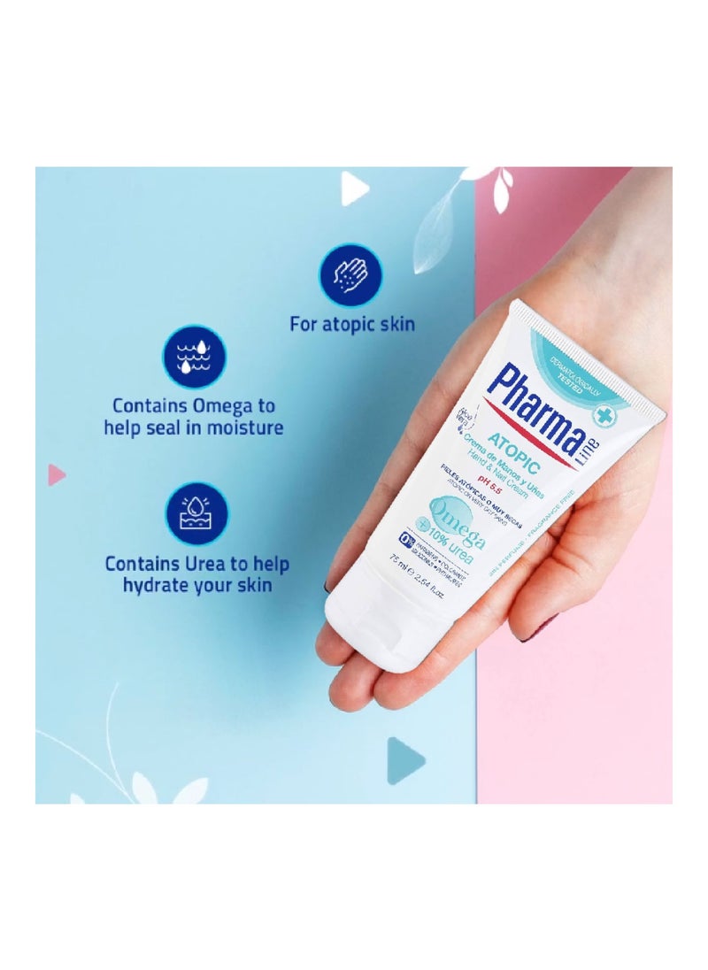 PharmaLine - Atopic Hand & Nail Cream 75 Ml - Image 1