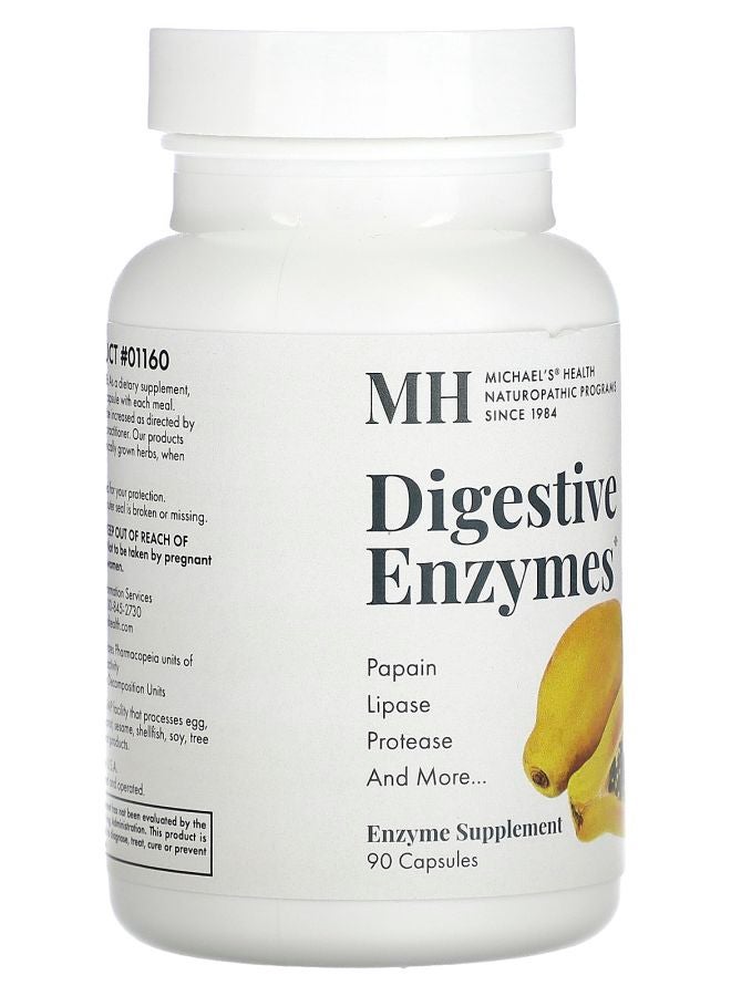 Michael's Naturopathic Digestive Enzymes 90 Capsules - Image 2