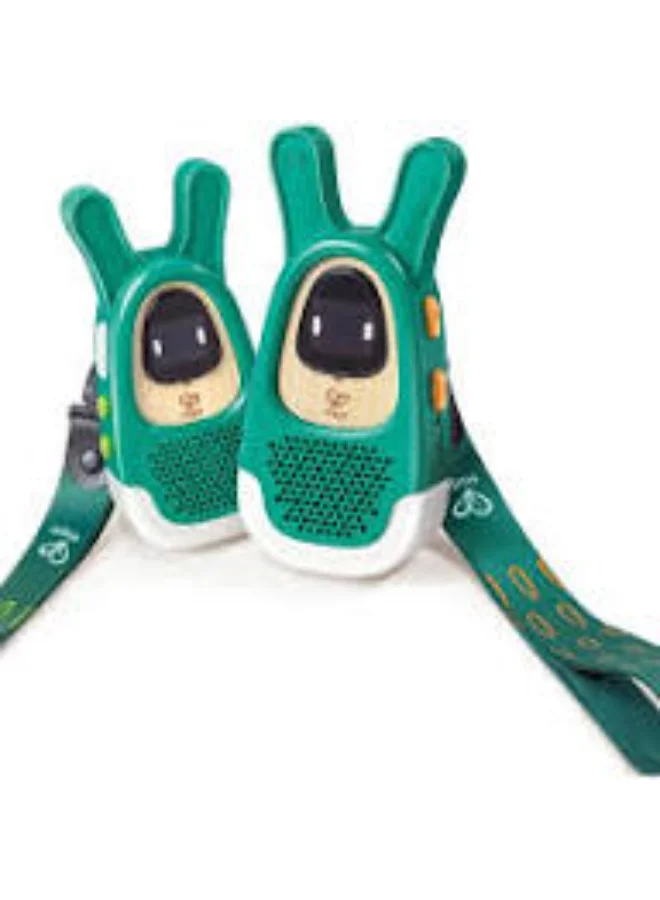 هيب HAPE Nature Walkie-Talkies – 2 Pack Outdoor Walkie Talkie Set for Kids with 3KM Range, Adjustable Volume, SOS Signal & Light, Fun Adventure Communication Toys for Children 4Y+