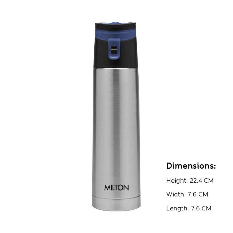 Milton Acme 400 Thermosteel Flask, 350 ml, Blue