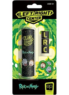 Rick And Morty Edition Of Left Right Center ; Collectible Dice Game Featuring Adult Swim Tv Show Theme ; Officially Licensed Rick & Morty Game