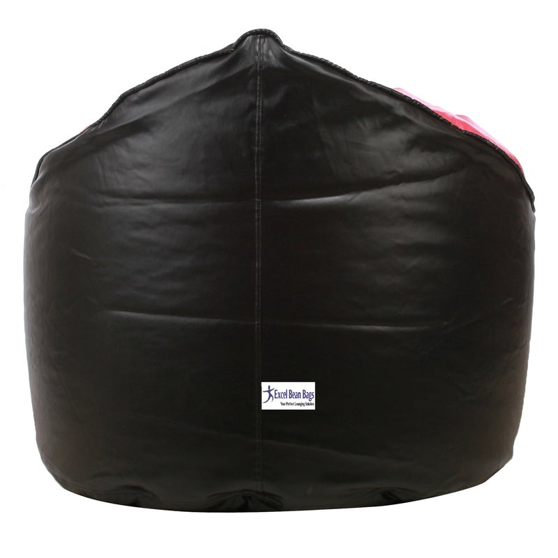 SATTVA Classy.Elegant.Stylish Sattva Mudha Sofa Bean Bag XXXL Cover Only Without Beans Dual Colour Black Pink  - Image 3