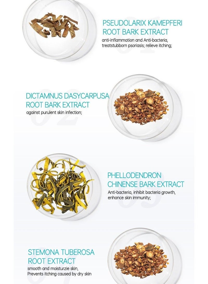 JoyPretty Psoriasis Relief Cream , Anti-Bacterial Moisturizer for Scaly Skin & Redness â Natural Herbal Cream for Eczema, Dermatitis, Psoriasis, and Vitiligo â Unisex (20g) - Image 5