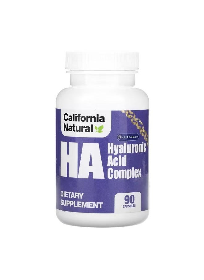 California Natural HA Hyaluronic Acid Complex 90 Capsules  - Image 1