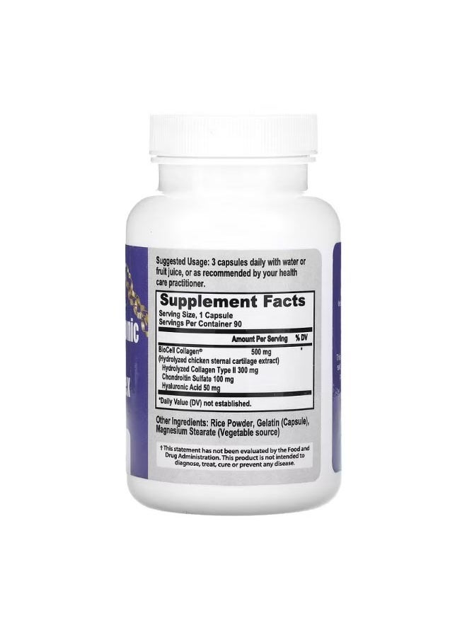 California Natural HA Hyaluronic Acid Complex 90 Capsules  - Image 2