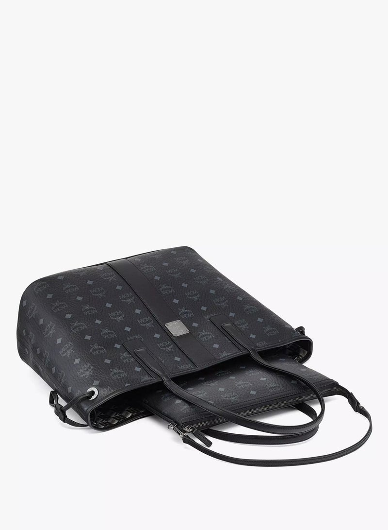 MCM Liz Reversible Shopper in Visetos - Image 5