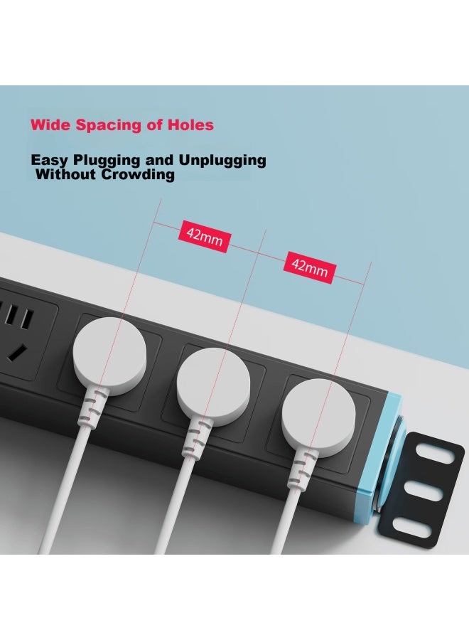 Chigo Pdu Power Strip Cabinet Socket Desktop Overload Overpower Protection Data Center Under-desk Gaming Power Strip Extension Board Engineering Power Socket 6 Outlets 1.6m Master Control - Image 5