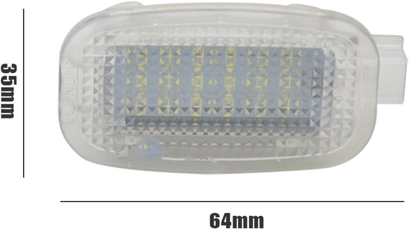Wivplex 2Pcs LED Footwell Light for Mercedes-Benz - Image 2