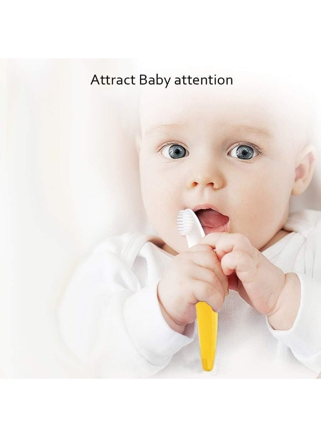 Bolelis Baby Toothbrush and Banana Yellow Babies Toddlers Molar Stick for Infant Toddlers Kid Training Tooth Brush - Image 4