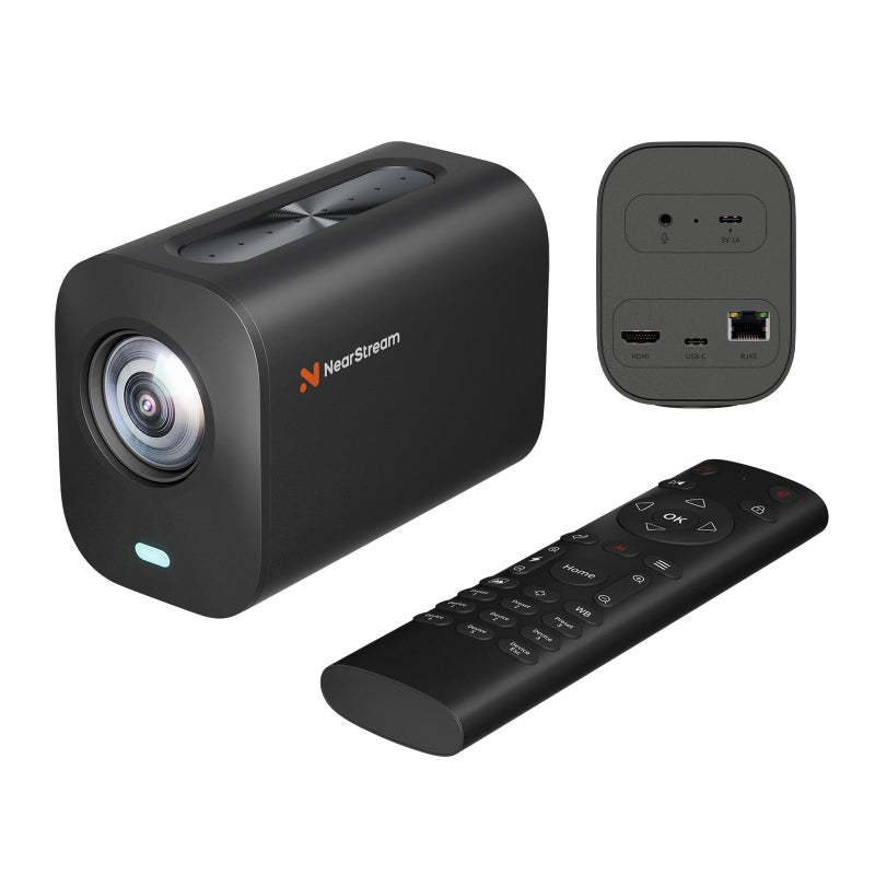 NearStream VM20 4K USB Streaming Camera with 40X Hybrid Zoom8 NoiseCanceling MicsRemote Control HDMIUSBRJ45 Output MultiCam Ready for EducationConferenceWorship Live Event OBSZoomBlack - Image 2