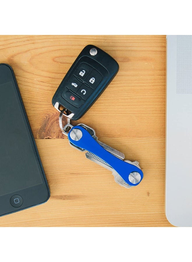 2Pcs Multifunctional Key Storage Holder Keychain Organizer EDC Keychains - Image 3