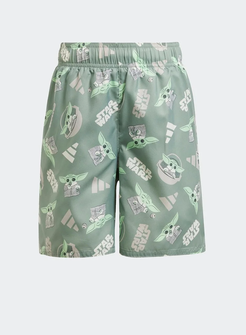 Adidas adidas x star wars mandalorian 5 inch men swim shorts