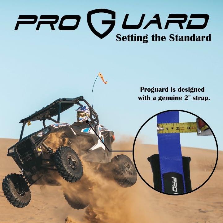 PROGUARD Blue 4 Point Harness 2" Straps Universal UTV Off-Road Harness (Two Pack) - Image 3