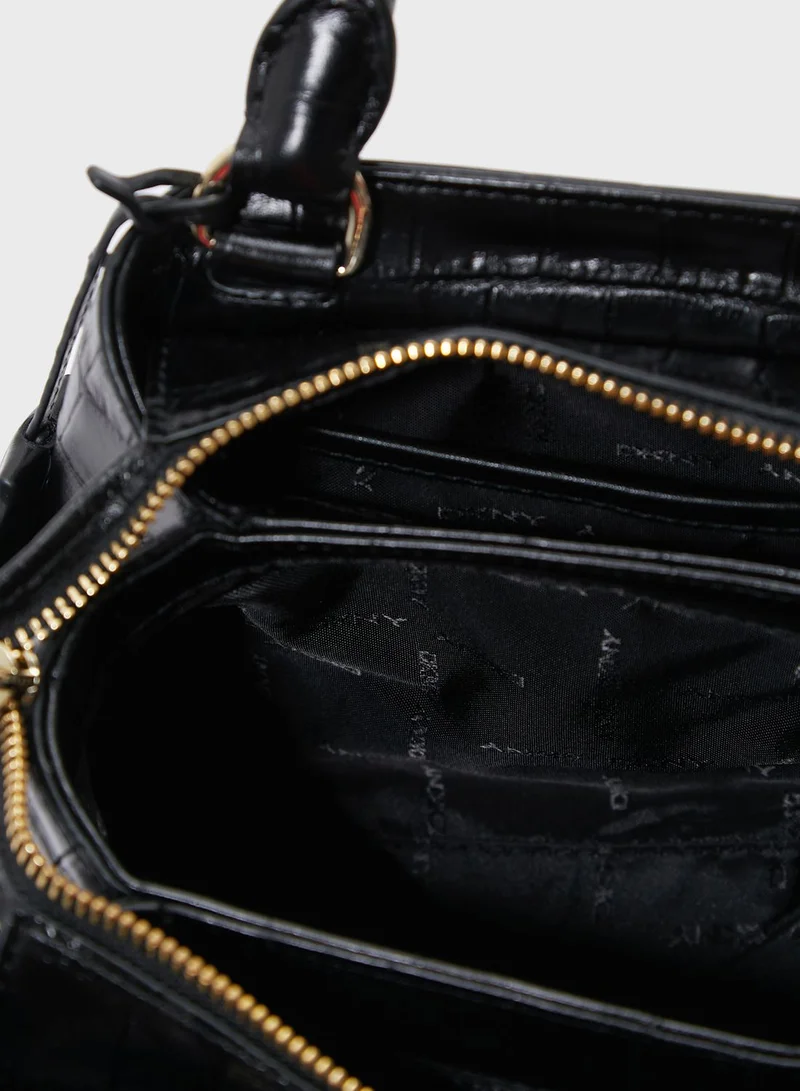 DKNY Paige Medium Textured Satchel