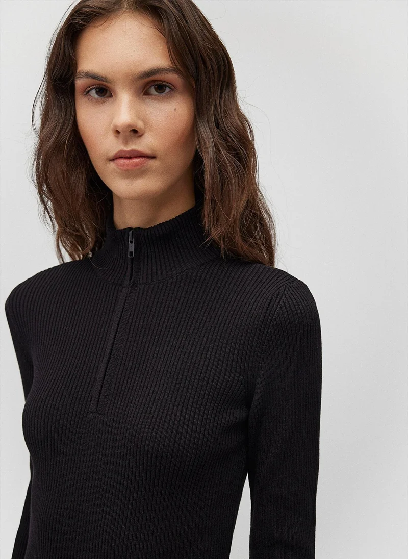 MAVI Half Zip Black Sweater