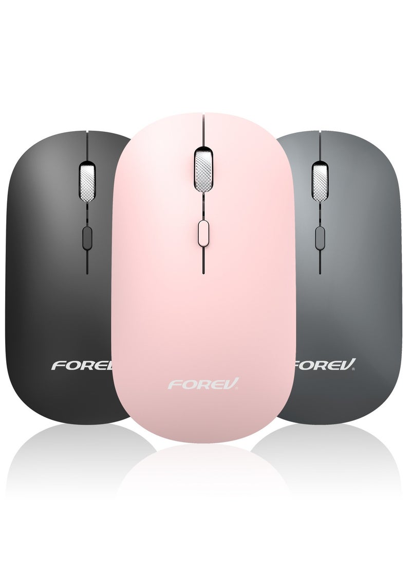 Forev - FV-988 Dual Mode Bluetooth / 2.4G Wireless Mouse Lightweight - 3 Buttons - Power Saving - 1600 DPI - Ergonomic Design For Office Business (1x AA Battery ) - Image 1