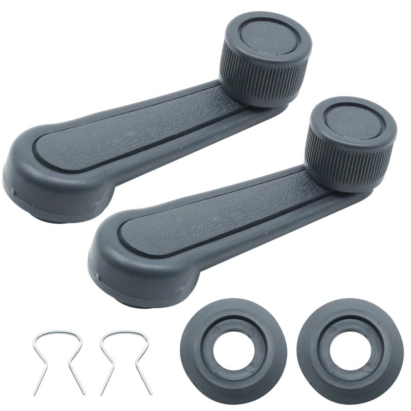 DUZFOREI 1 Pair 6926004020 Interior Window Crank Handle Replacement for Toyota T100 19931998 Yaris 20062016 Hilux 20042024 Matrix 20032014 Replaces 6926010040G - Image 3
