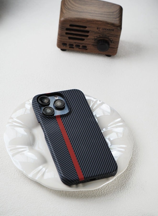 ShebSheb Fine Black Striped iphone Case for iPhone 14 Pro - Image 2