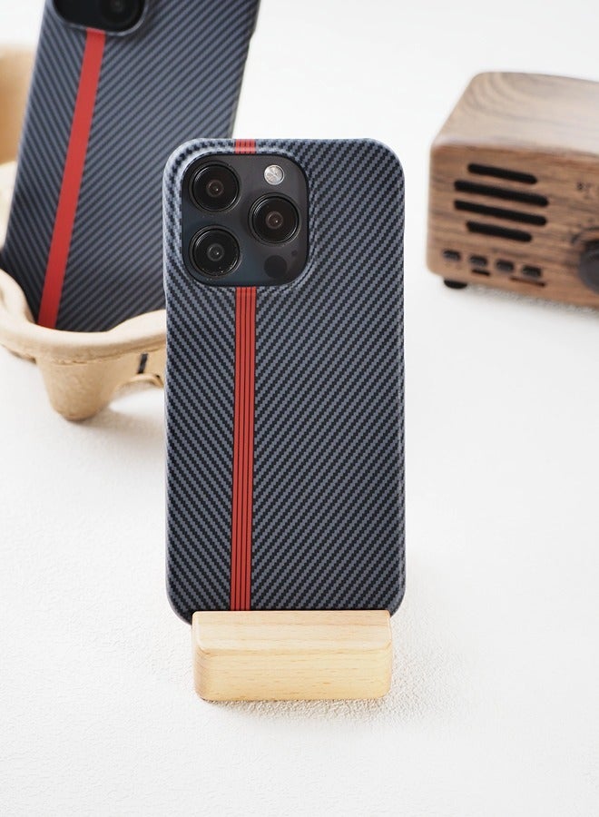 ShebSheb Fine Black Striped iphone Case for iPhone 14 Pro - Image 4