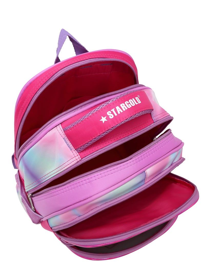 Stargold Baby Backpack 3Pcs Combo For Baby Girl With Adjustable Strap For School 14 Inch  - Image 3