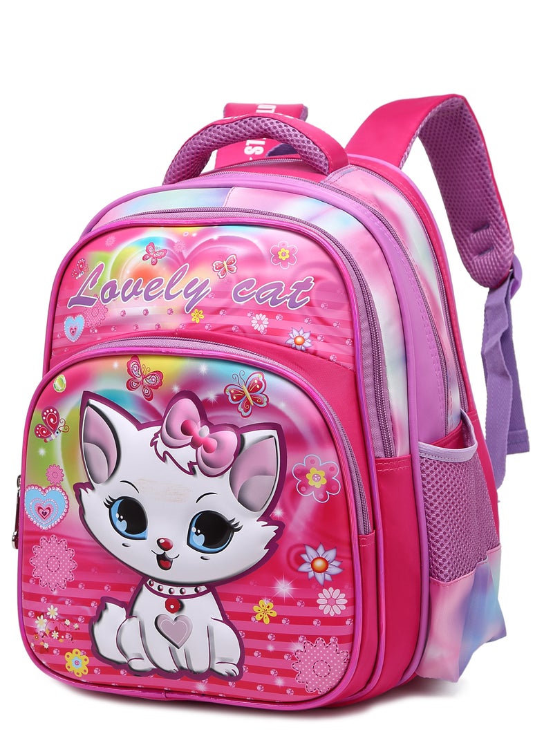 Stargold Baby Backpack 3Pcs Combo For Baby Girl With Adjustable Strap For School 14 Inch  - Image 2