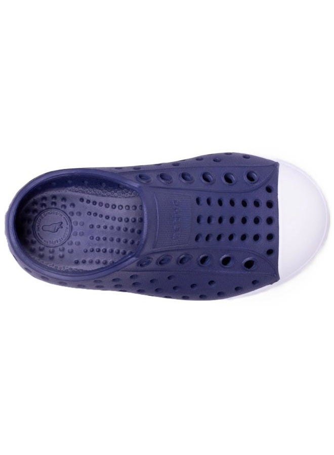 Native Shoes Boy's Unisex Kids Jefferson Junior Water Shoe Child, Regatta Blue Shell White, 32 EU - Image 4