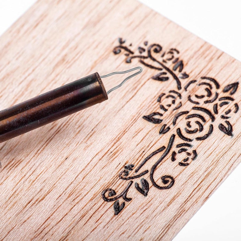 OSOLADY 8pcs Pyrography Pen Nibs Replacement Tips - 0.04'' Wire Wood Burning Machine Accessories for Detailed Crafting and DIY Wood Burning  Projects - Image 4