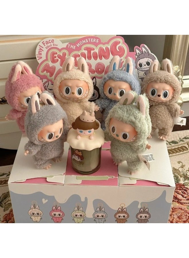 Generic - Bubble Mart LABUBU THE MONSTERS Heart Macaron Vinyl Face Blind Box Plush Doll-Color:The First Generation Set Of 6 Boxes - Image 1
