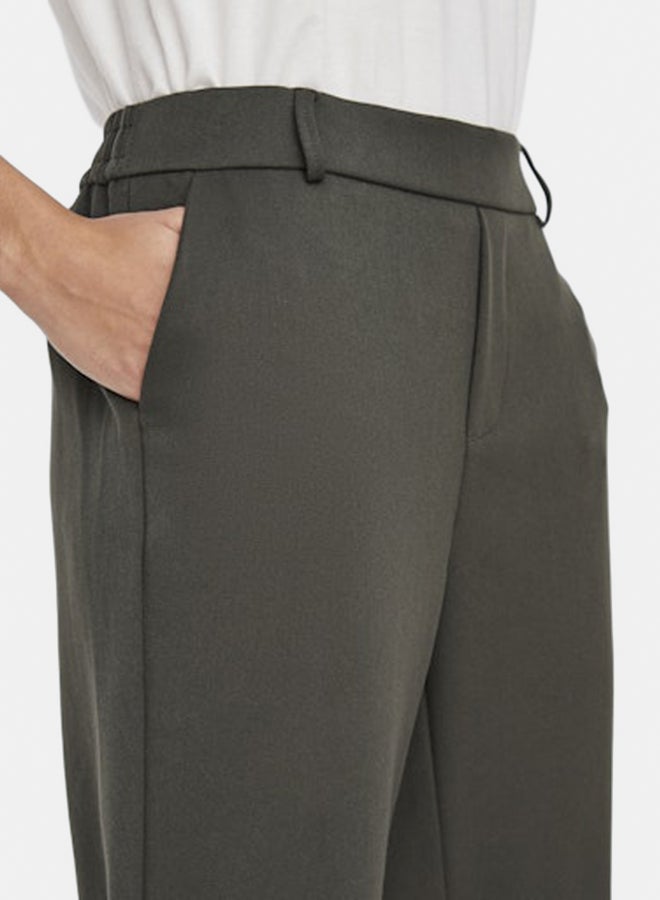 VERO MODA VERO MODA Womens Maya Mid-Waist Loose Solid Pant  - Image 3