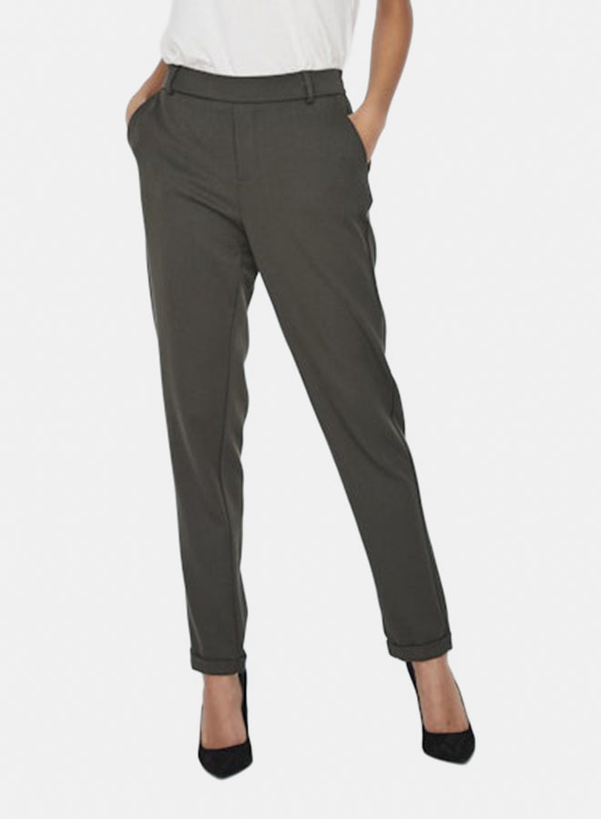 VERO MODA VERO MODA Womens Maya Mid-Waist Loose Solid Pant  - Image 4