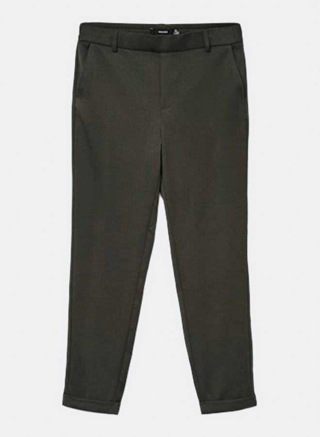 VERO MODA VERO MODA Womens Maya Mid-Waist Loose Solid Pant  - Image 5