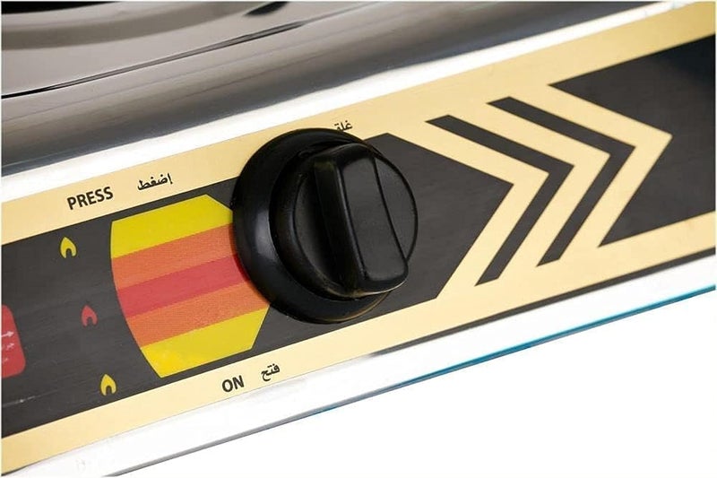 Grand Electronic Consumption Saving 3 Eye Self-Ignition Flat Cooker (NORMAL) - Image 2